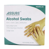 Alcohol Swab (Assure), Sterile, 4cm x 4cm, 200 Pc/Box
