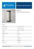 Air Filter, Primary Radialseal - P821575 - Obbo.SG