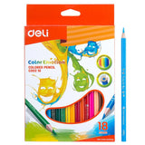 Deli 18 Colour Pencils EC00210 - Obbo.SG