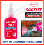 LOCTITE 243 Medium Strength Thread Locker 50ml - Obbo.SG