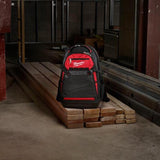 MILWAUKEE Heavy Duty Jobsite Bagpack Contractor Bag with Hard Base 48-22-8200Y - Obbo.SG