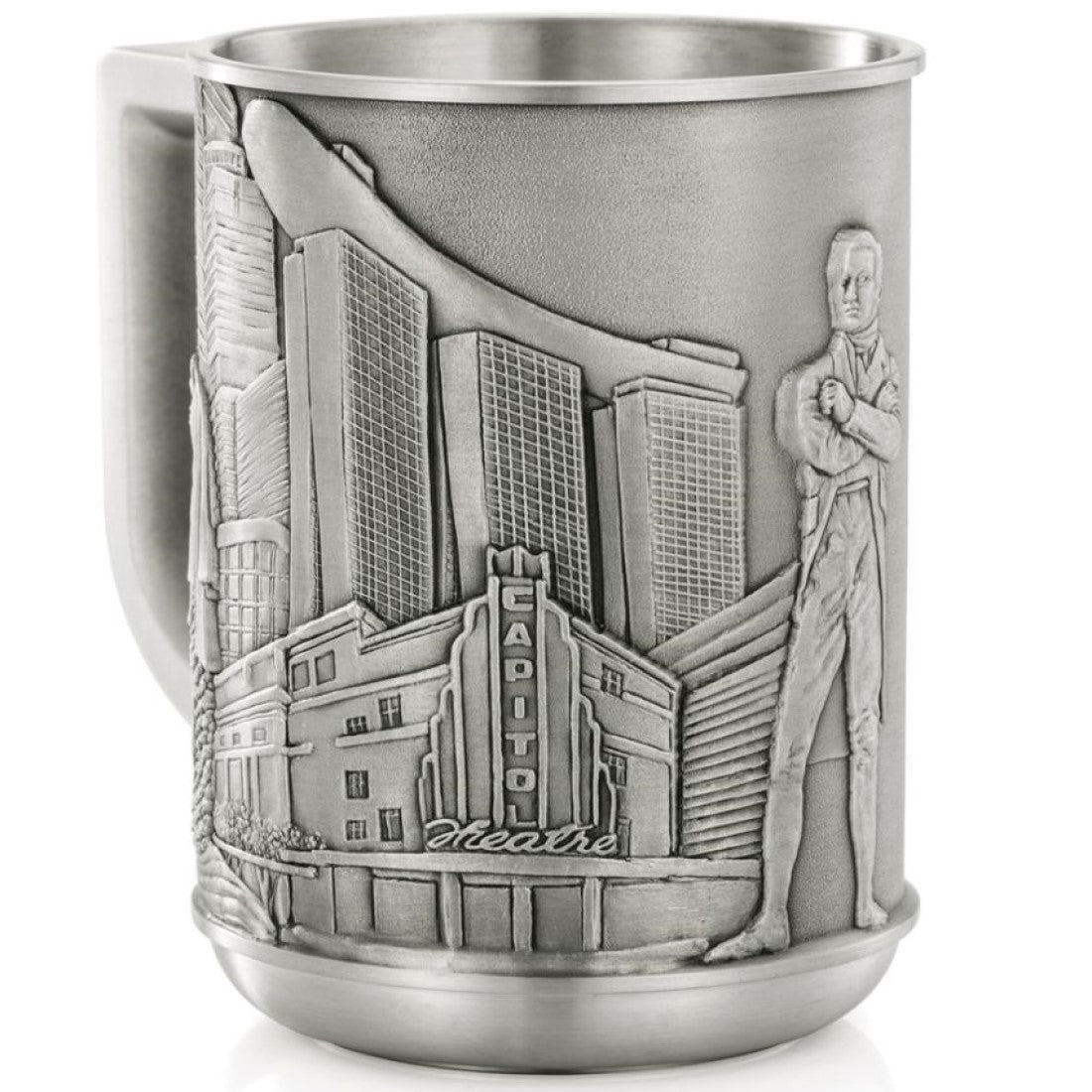 Royal Selangor Hand Finished Singapore Scenes Collection Civic District Tankard - Obbo.SG