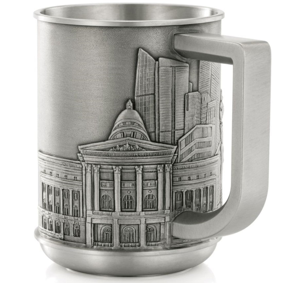 Royal Selangor Hand Finished Singapore Scenes Collection Civic District Tankard - Obbo.SG