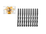 Tolsen Tools, HSS Twisted Drill Bits 10pcs per pkt 5.5*93mm