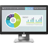 HP Elite Display E202 20 inch Monitor 1600 X 900 60HZ 16:9 HD 7MS 178 H/V View Angle Tilt Swivel Pivot VGA HDMI DP USB3.0-HUB