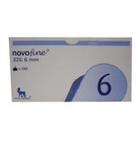 Syringe, Insulin, Disposable Pen Needle (Novofine), 32G needle ( 0.23/0.25 X 6mm), Per Box - Obbo.SG