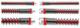 Drain cleaning spiral S-SMK 22 mm, with plastic core