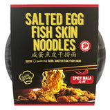Gold Chef Salted Egg Fish Skin Noodles - Spicy Mala - Obbo.SG