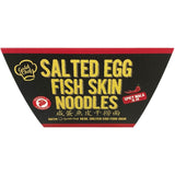 Gold Chef Salted Egg Fish Skin Noodles - Spicy Mala - Obbo.SG