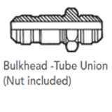 Synflex Bulkhead -Tube Union (Nut included) - Obbo.SG