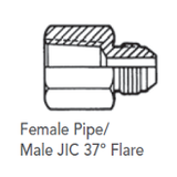 Synflex Female Pipe/ Male JIC 37º Flare - Obbo.SG