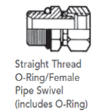 Synflex Straight Thread O-Ring/Female Pipe Swivel (includes O-Ring)