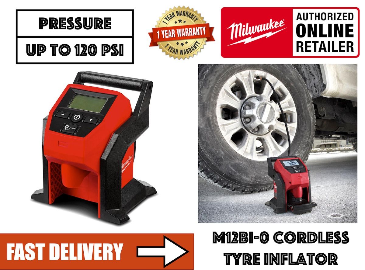 Milwaukee tyre inflator discount kit