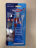 Hunter 108 Anti Fungus White Silicone Sealant for Kitchen and Bathroom Low Odour Anti Fungal Silicon - Obbo.SG