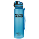 Adventure World 1L Water Bottle BPA-Free Tritan (Blue)