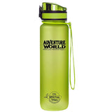 Adventure World 1L Water Bottle BPA-Free Tritan (Green)