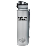 Adventure World 1L Water Bottle BPA-Free Tritan (Grey)