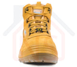 ACESAFET Mid Cut Lace-up Suede Type Safety Boots Titan / Safety Shoes - Obbo.SG