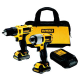DEWALT 10.8V DRILL DRIVER + IMPACT DRIVER COMBO KIT DCK211S2 - Obbo.SG