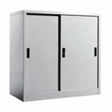 Half Height Metal Sliding Door Cupboard