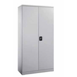 Full Height Metal Swing Door Cupboard with Centre Partition - Obbo.SG