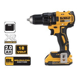 Dewalt Brushless Li-ion Drill Driver, 18V 2.0AH DCD777D2