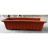 AU 610 x 200 x 170 China Plastic Planter Box (60cmL x 20.2cmW x 16cmH)