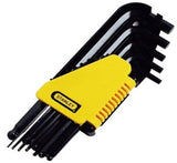 Stanley 1/16"-3/8" Ball End Allen Key Set (12pcs/Set) - Obbo.SG