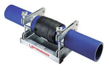 Short double clamp for electro-fusion welding