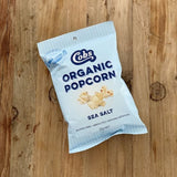 2 X 80G ORGANIC POPCORN SEA SALT