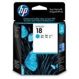 HP 18 Cyan Original Ink Cartridge [C4937A]