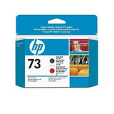 HP 73 Matte Black and Chromatic Red DesignJet Printhead [CD949A] - Obbo.SG