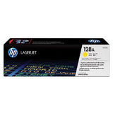 HP 128A Yellow Original LaserJet Toner Cartridge [CE322A]