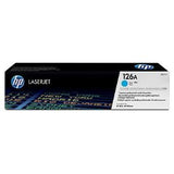 HP 126A Cyan Original LaserJet Toner Cartridge [CE311A]