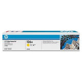 HP 126A Yellow Original LaserJet Toner Cartridge [CE312A]