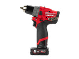 Milwaukee M12 FUEL M12FPD-601X Brushless Cordless Percussion Hammer Drill c/w 6.0AH Battery Charger - Obbo.SG