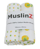 100% cotton muslin swaddles - Obbo.SG
