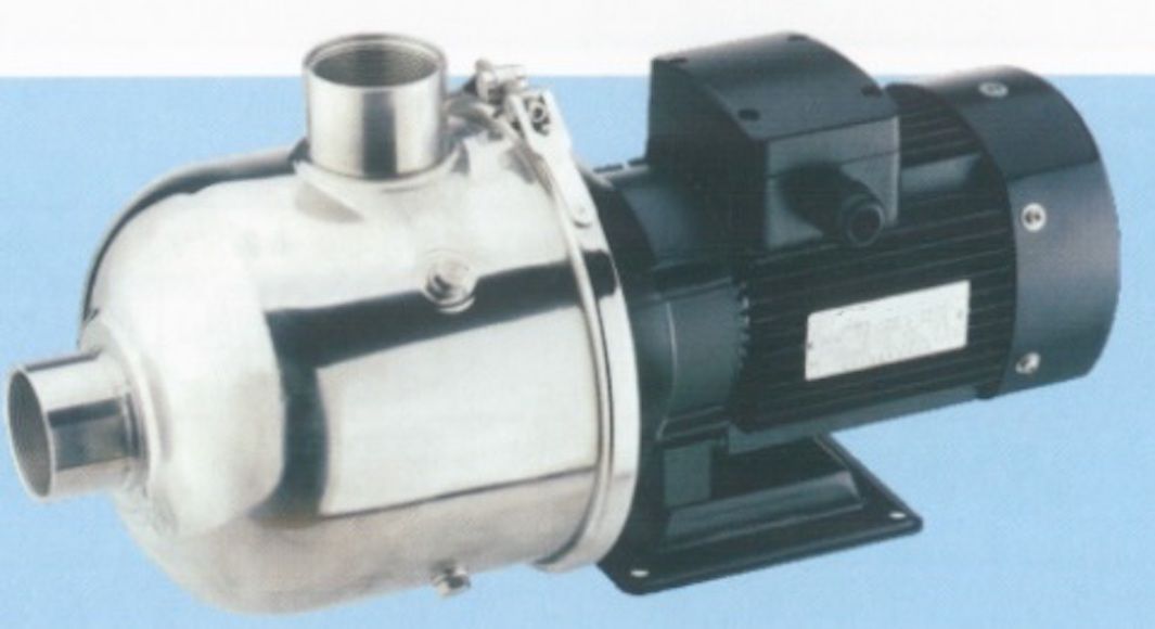 Centrifugal Pump, Horizontal Multi stage, casing assembly clamp (Stainless steel) - Pumpco SGP- DW(K) type - Obbo.SG
