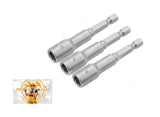 Tolsen Tools, 3pcs Magnetic Socket Bits 6mm - Obbo.SG