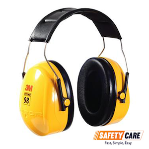 3M Optime 98 Over-the-head Earmuffs - Obbo.SG