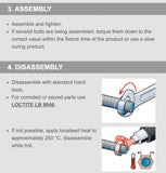 LOCTITE 270 Permanent High Strength Thread Locker 50ml - Obbo.SG