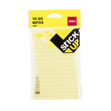 Deli Sticky Notes Lined To Do 152 x 101mm EA00752