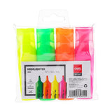 Deli Highlighters Pack of 4 ES622 - Obbo.SG