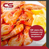 Cooked Prawn (Head-On Shell-On), ) 31-40 pcs