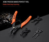 560501 Professional 5PCS Chrome Vanadium Circlip Plier Set
