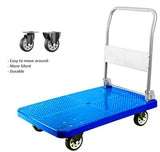 4 Wheels Trolley 150kg 700mm x 500mm - Obbo.SG