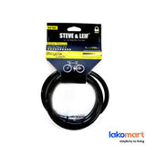 Bicycle Combination Lock 6mm X 1200mm [S&L] [Sl-6044] - Obbo.SG