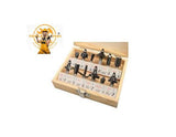 Tolsen Tools by EgHardware, 12 pcs Carbide Router Bits Set - Obbo.SG