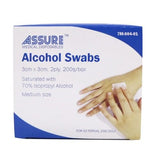 Alcohol Swab (Assure), Sterile, 3cm x 3cm, 200 Pc/Box - Obbo.SG