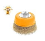 Tolsen Tools by EgHardware, 75mm Cup Brush 10 x 1.5 - Obbo.SG